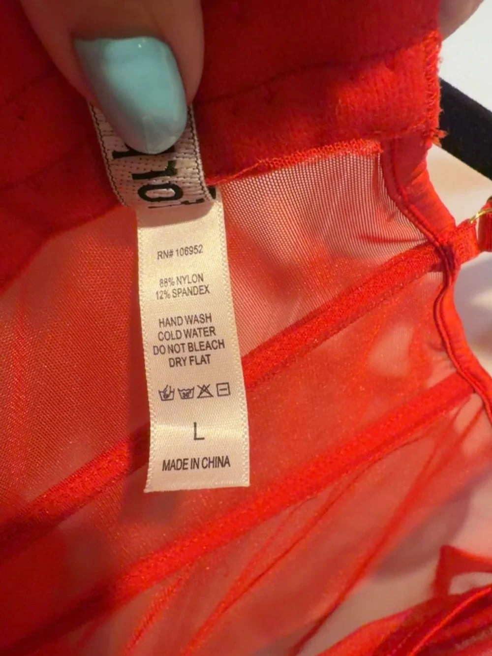 Forplay sheer red